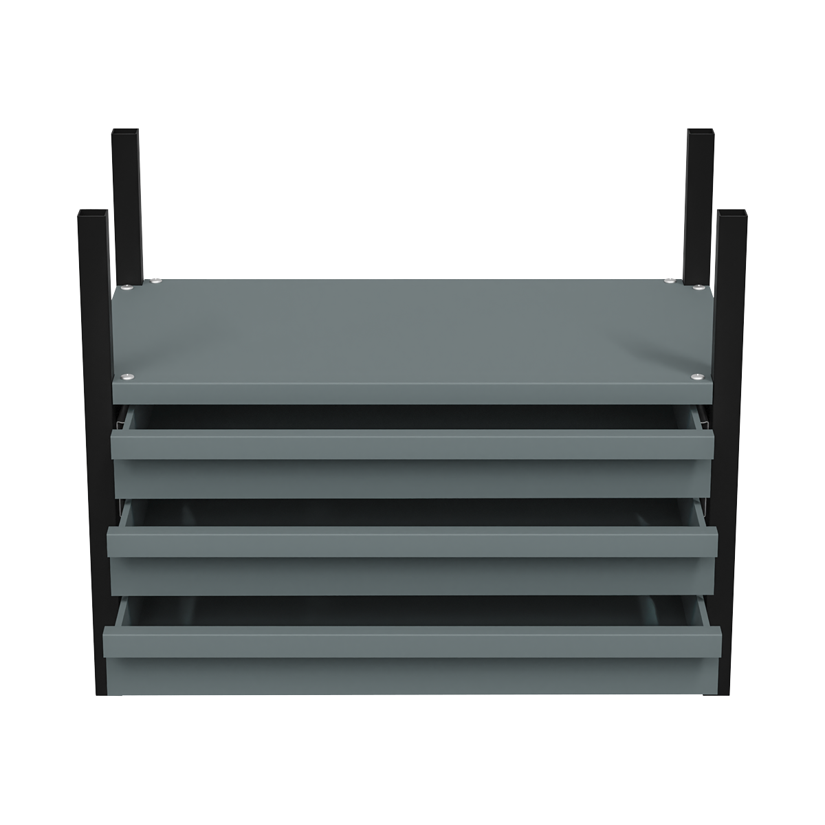 Modular Storage Mid Unit 3 Drawer & 1 Shelf 580mm APMRM2