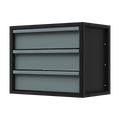Modular Storage Mid Unit 3 Drawer 580mm APMRM3