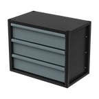 Modular Storage Mid Unit 3 Drawer 580mm APMRM3