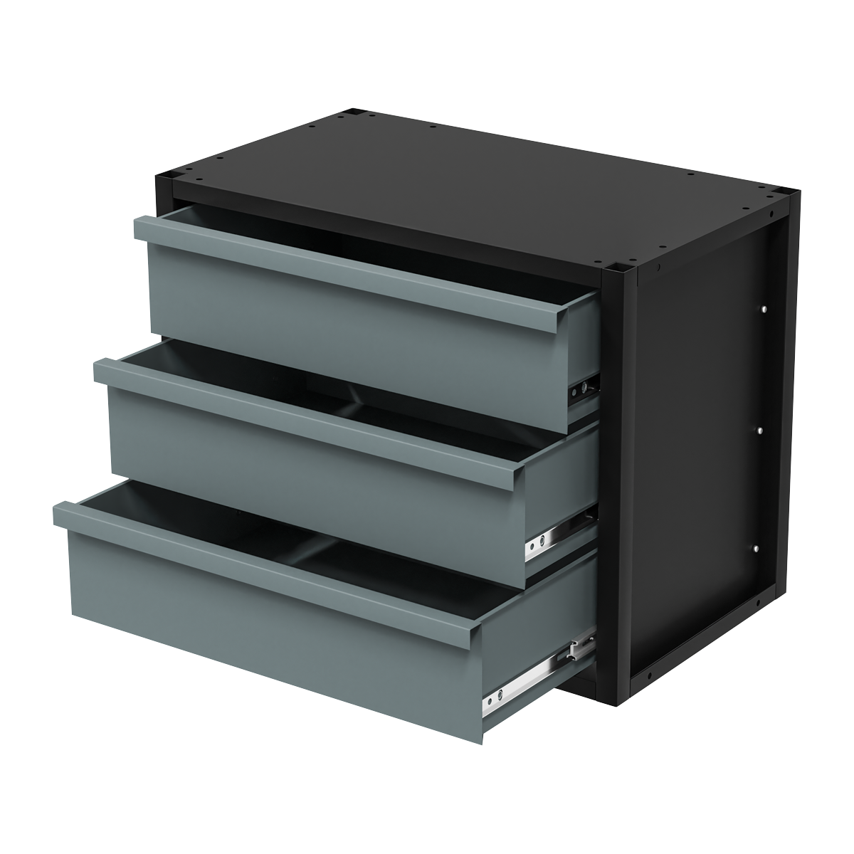 Modular Storage Mid Unit 3 Drawer 580mm APMRM3