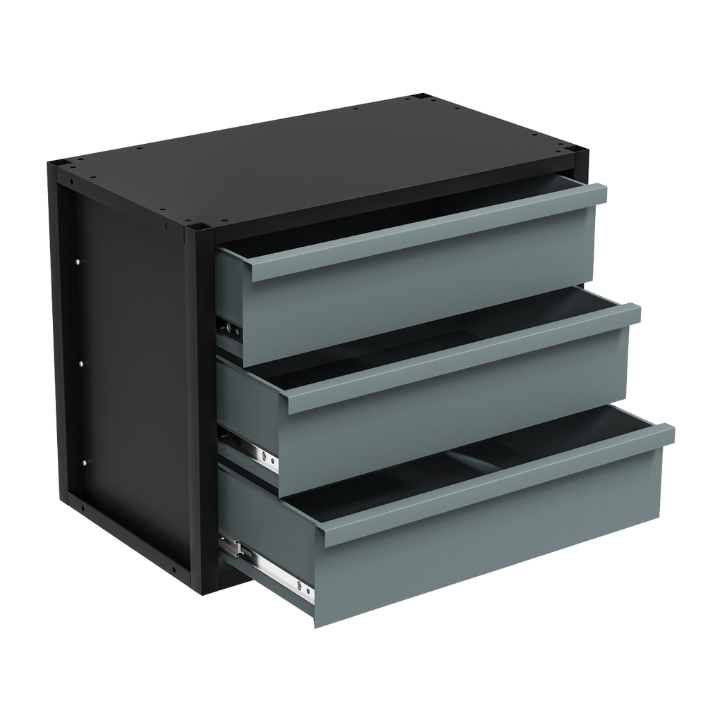 Modular Storage Mid Unit 3 Drawer 580mm APMRM3