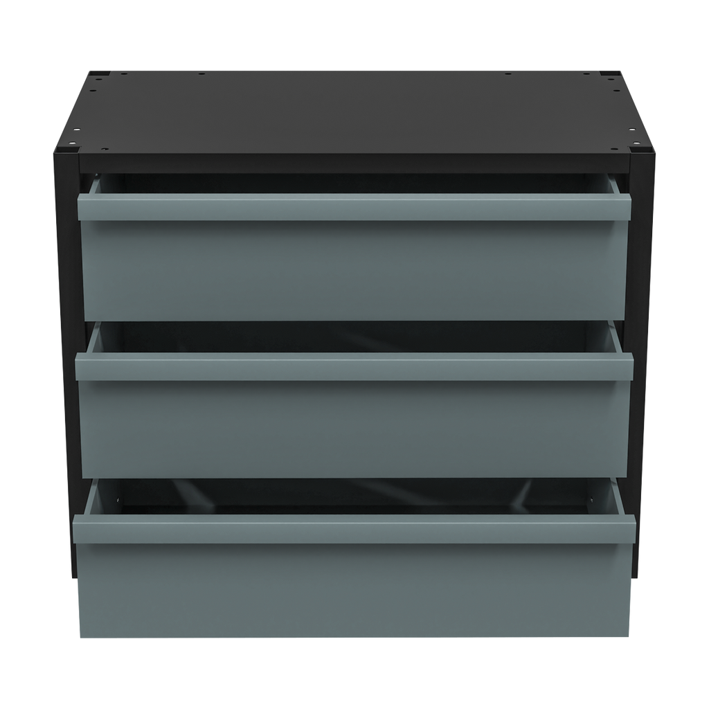 Modular Storage Mid Unit 3 Drawer 580mm APMRM3