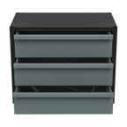 Modular Storage Mid Unit 3 Drawer 580mm APMRM3