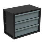 Modular Storage Mid Unit 3 Drawer 580mm APMRM3