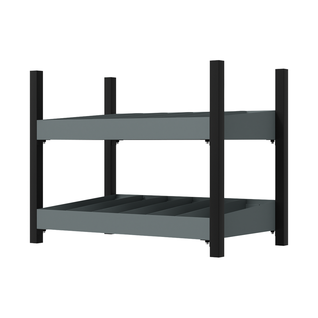 Modular Storage Mid Unit 2 Compartment Shelves 580mm APMRM4
