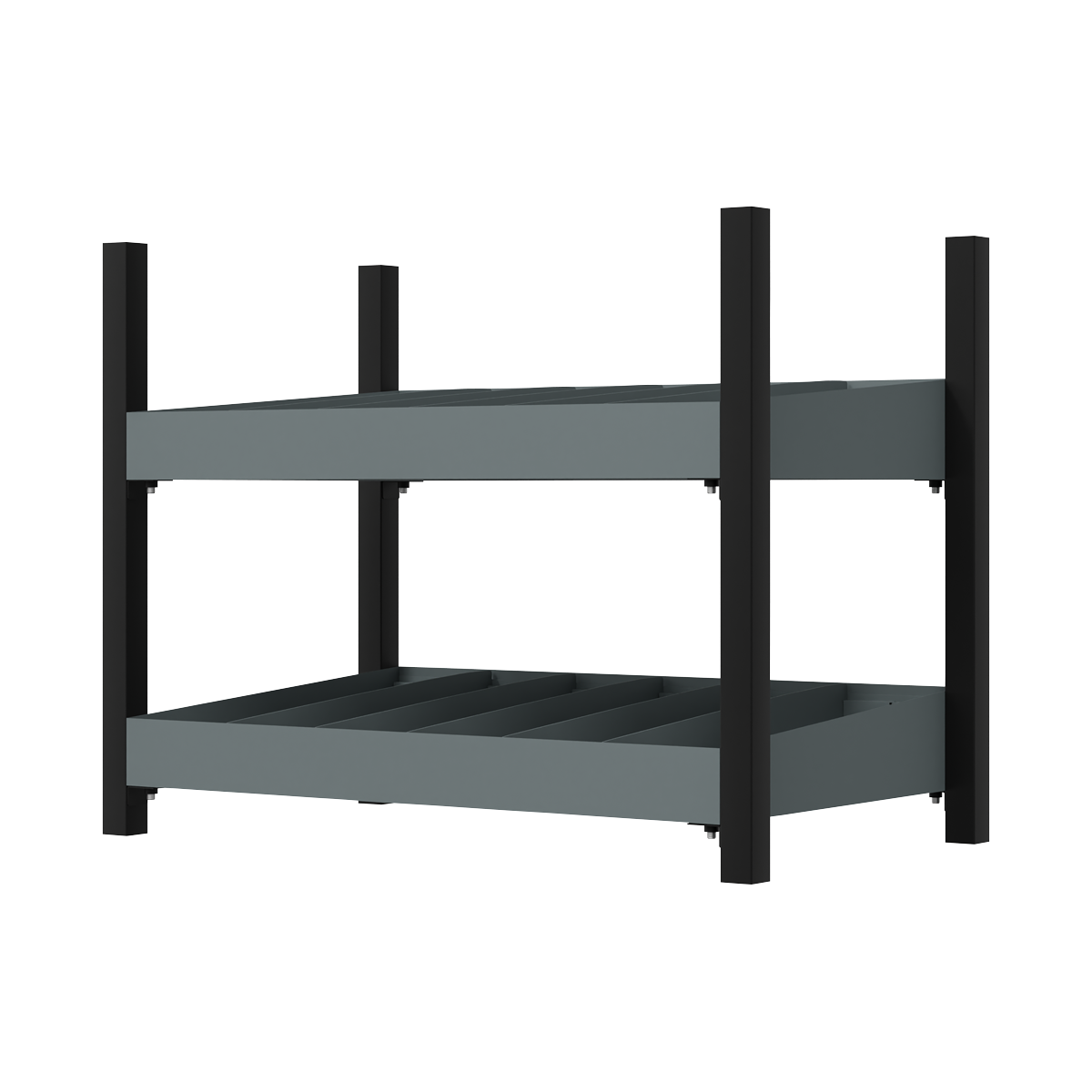 Modular Storage Mid Unit 2 Compartment Shelves 580mm APMRM4