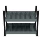 Modular Storage Mid Unit 2 Compartment Shelves 580mm APMRM4
