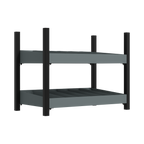 Modular Storage Mid Unit 2 Compartment Shelves 580mm APMRM4