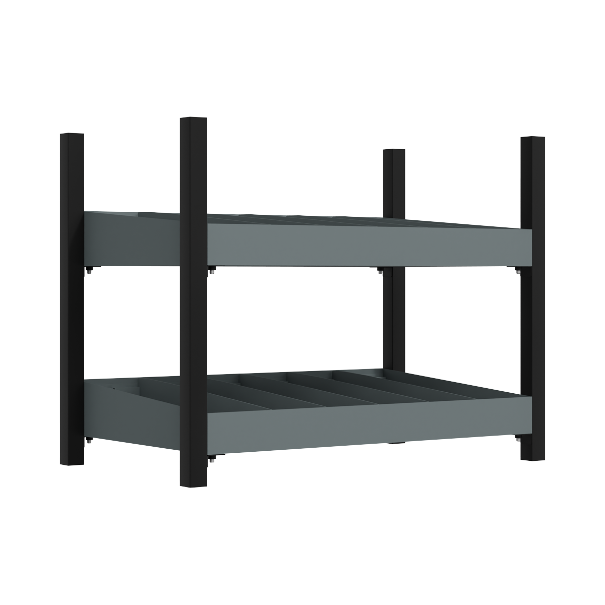 Modular Storage Mid Unit 2 Compartment Shelves 580mm APMRM4