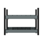 Modular Storage Mid Unit 2 Compartment Shelves 580mm APMRM4