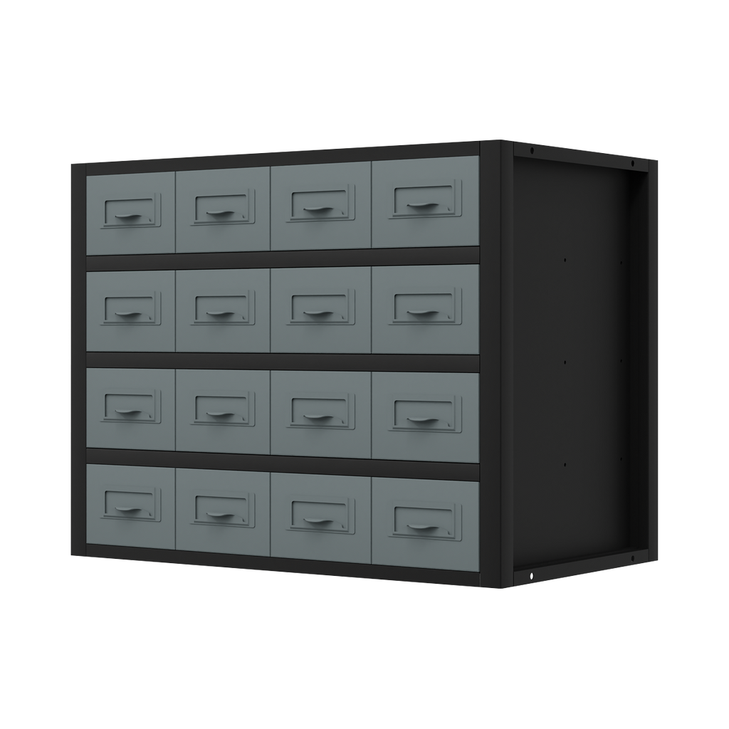 Modular Storage Mid Unit 16 Small Drawers 580mm APMRM5