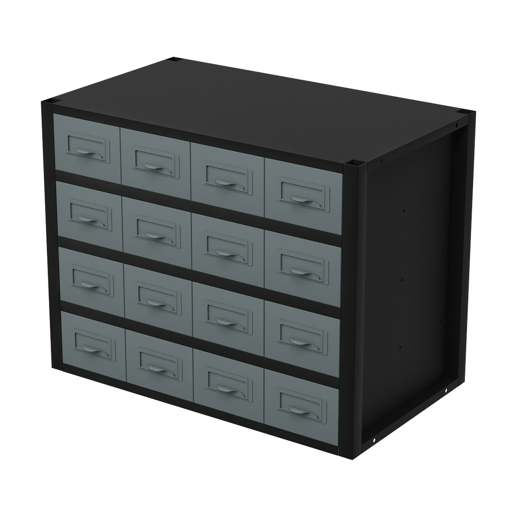 Modular Storage Mid Unit 16 Small Drawers 580mm APMRM5