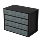 Modular Storage Mid Unit 16 Small Drawers 580mm APMRM5