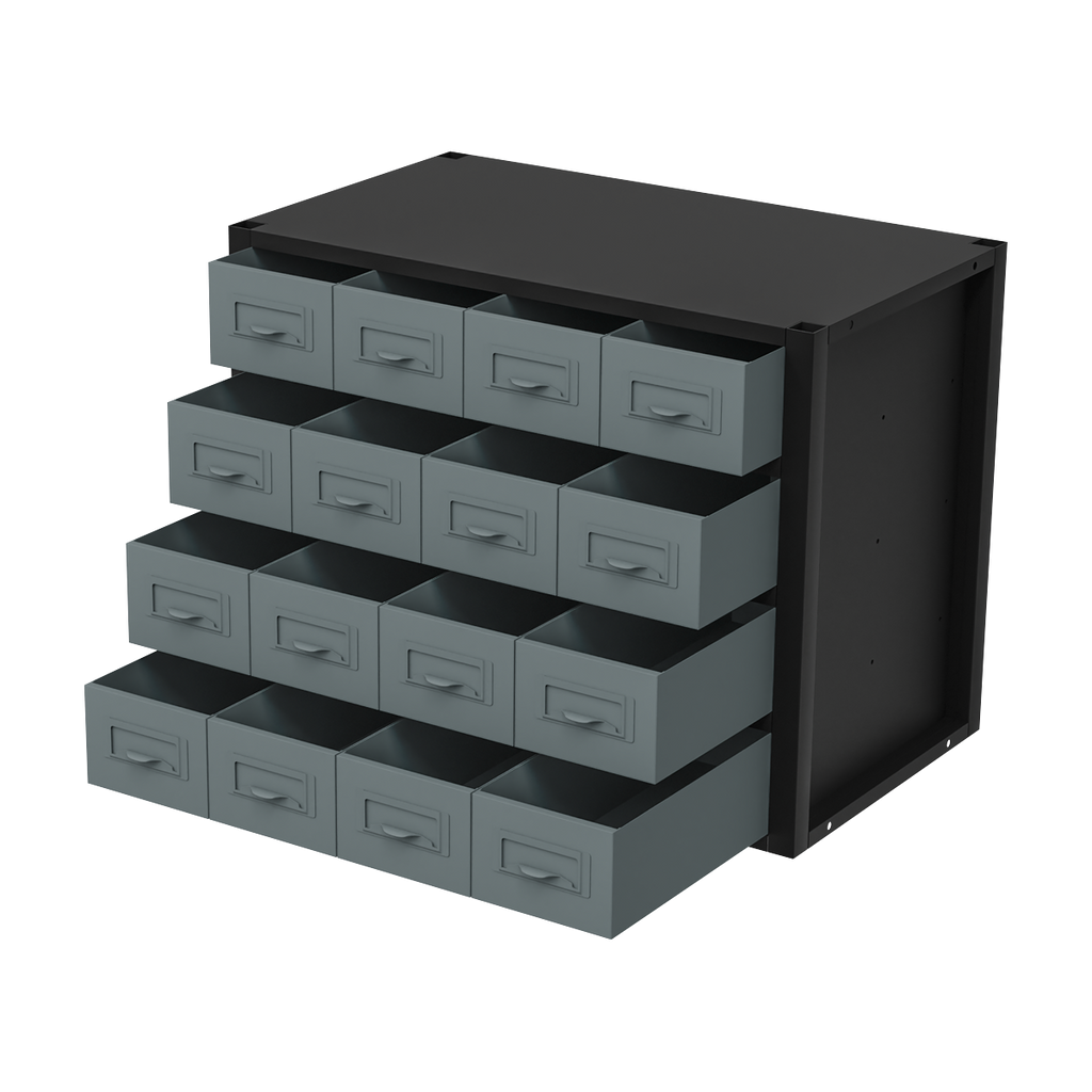 Modular Storage Mid Unit 16 Small Drawers 580mm APMRM5