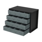Modular Storage Mid Unit 16 Small Drawers 580mm APMRM5