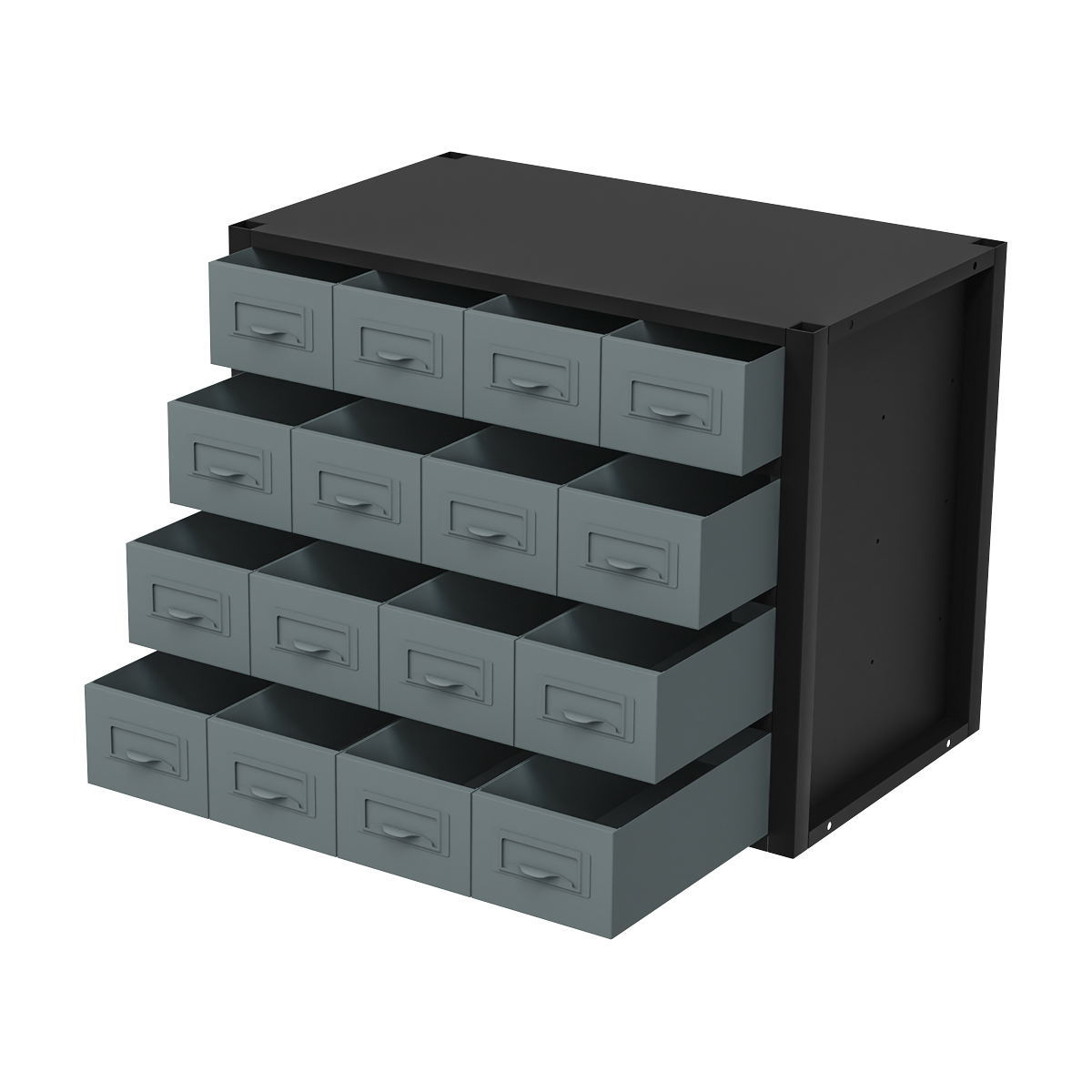 Modular Storage Mid Unit 16 Small Drawers 580mm APMRM5
