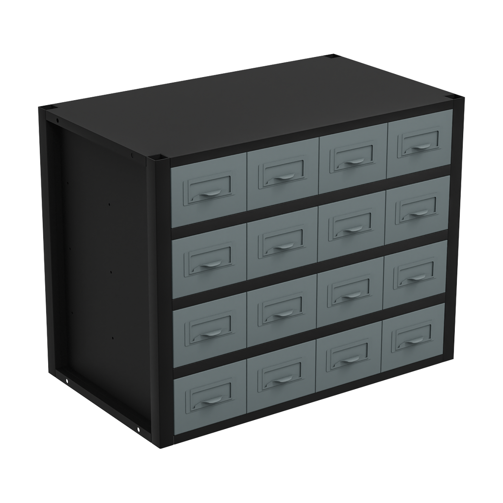 Modular Storage Mid Unit 16 Small Drawers 580mm APMRM5