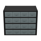 Modular Storage Mid Unit 16 Small Drawers 580mm APMRM5