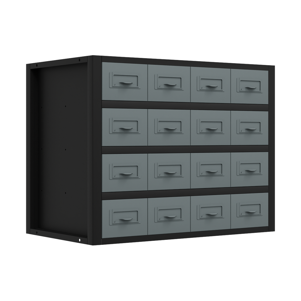 Modular Storage Mid Unit 16 Small Drawers 580mm APMRM5