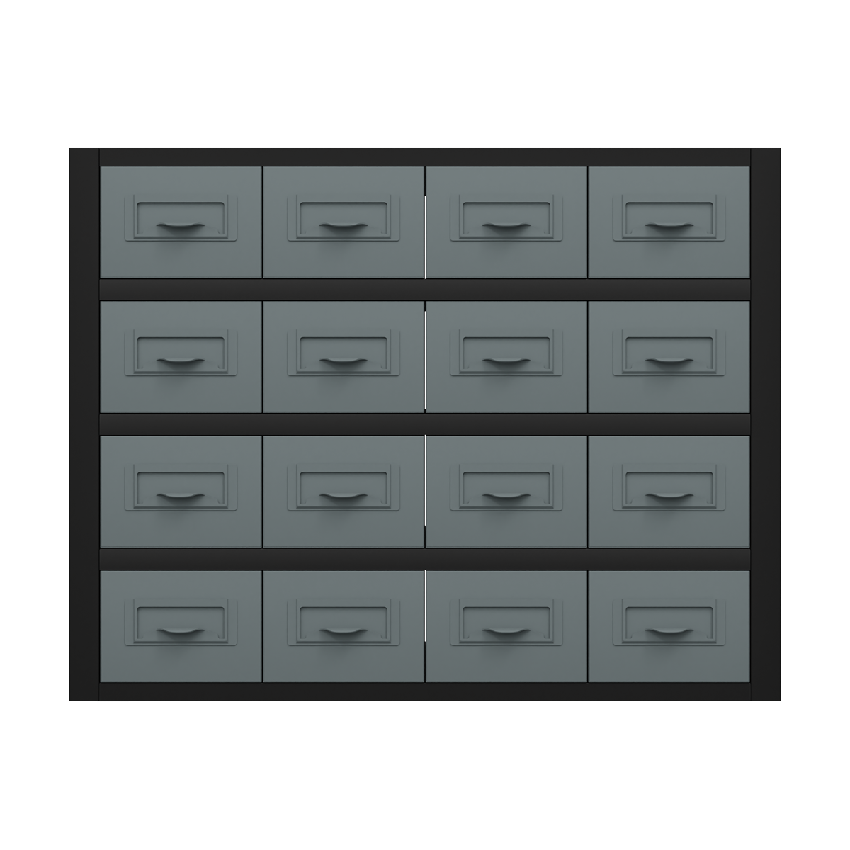 Modular Storage Mid Unit 16 Small Drawers 580mm APMRM5