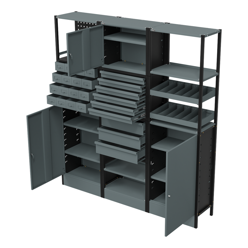 Modular Storage System Combo 1.74m APMRSTACK1