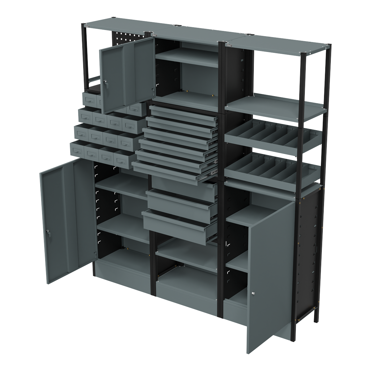 Modular Storage System Combo 1.74m APMRSTACK1