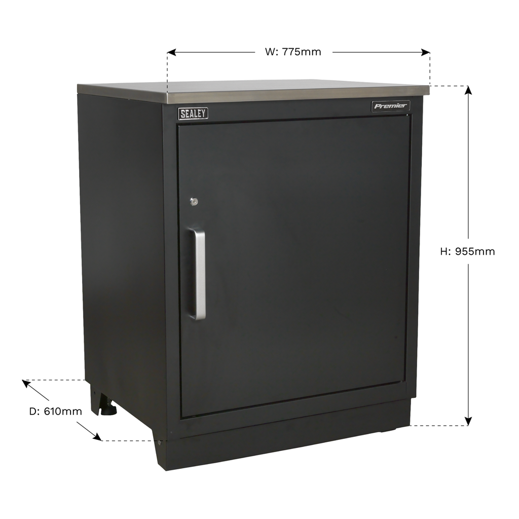 Heavy-Duty Modular Floor Cabinet 1 Door 775mm APMS01