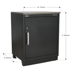 Heavy-Duty Modular Floor Cabinet 1 Door 775mm APMS01