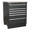 Heavy-Duty Modular Floor Cabinet 6 Drawer 775mm APMS03