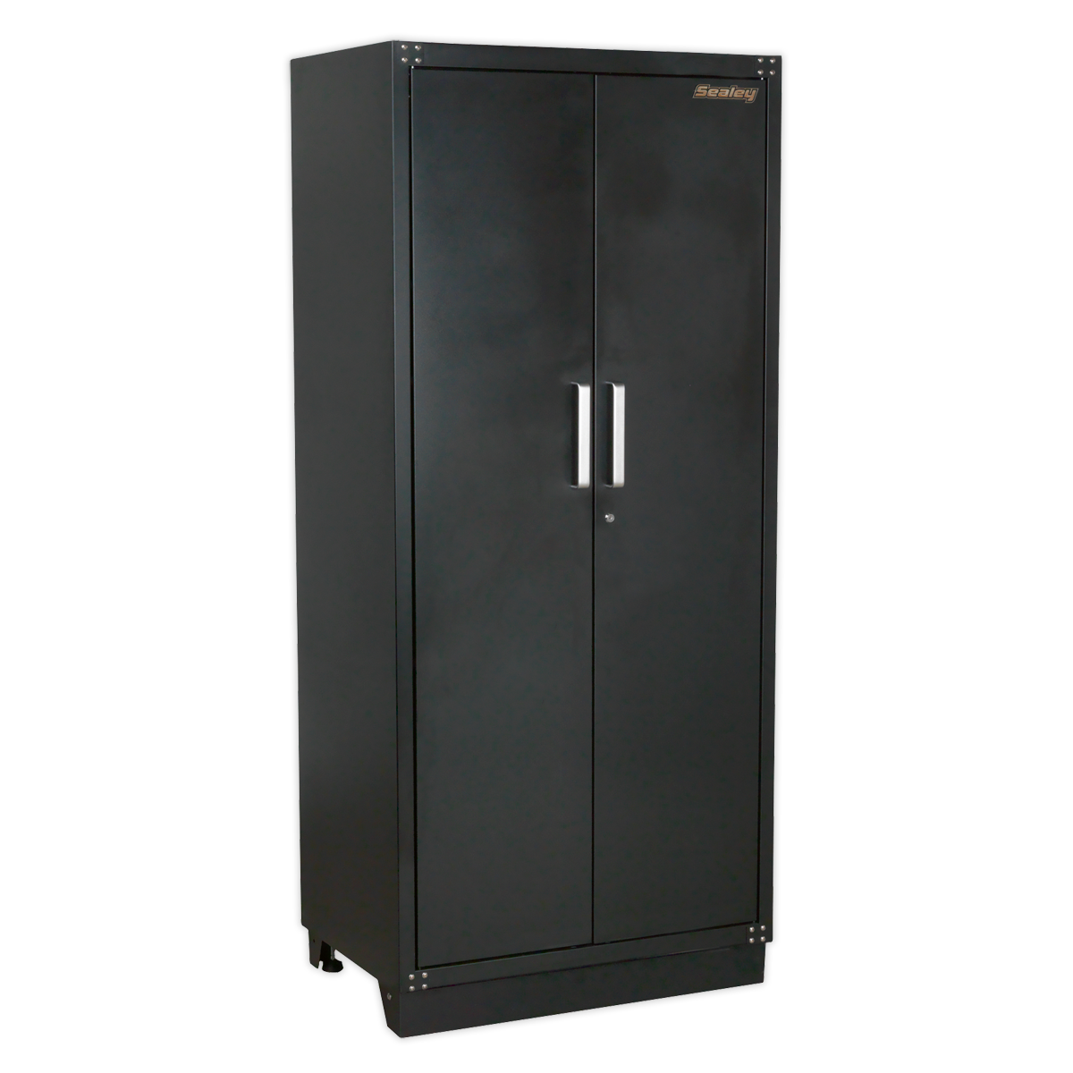 Storage System with Hardwood Worktop 5.6m APMSOAK