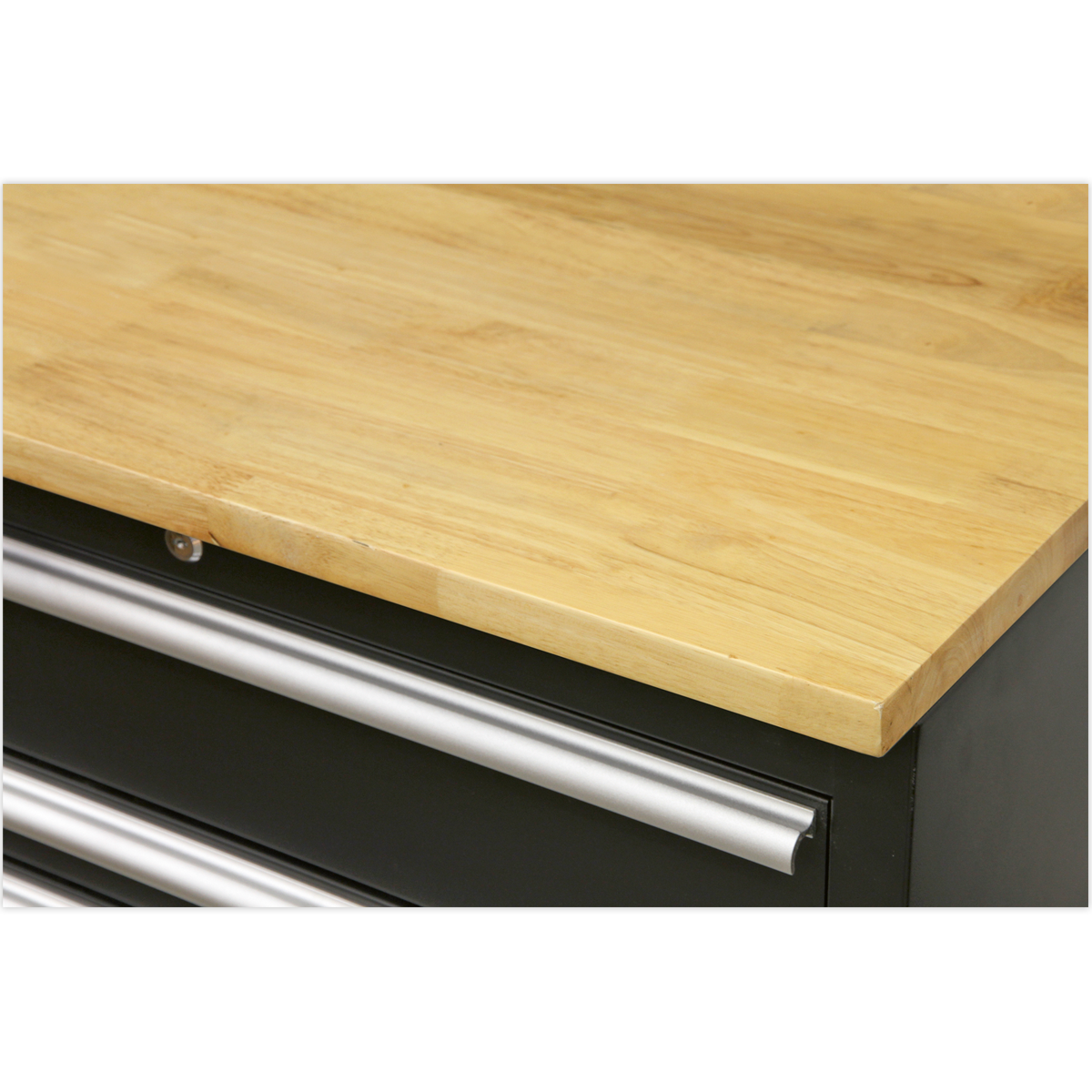 Storage System with Hardwood Worktop 3.55m APMSCOMBO7W