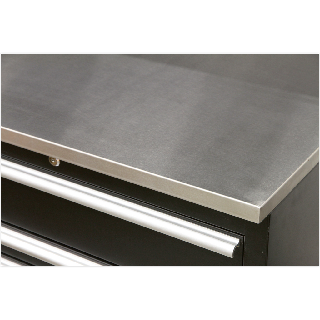 Storage System with Stainless Worktop 2.33m APMSCOMBO4SS