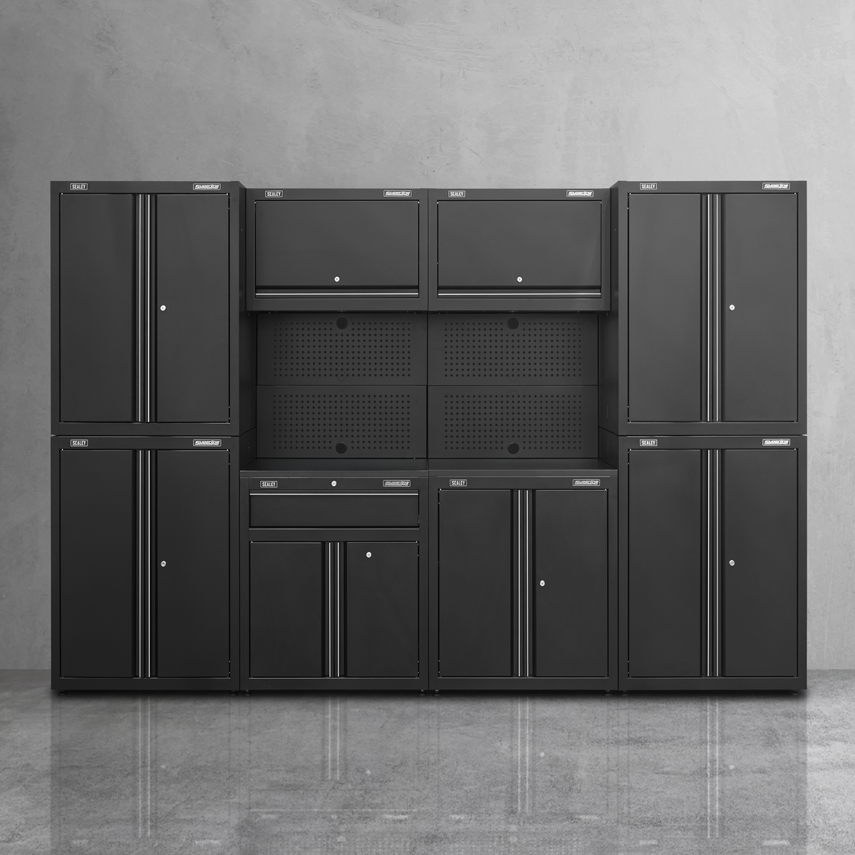 Rapid-Fit Modular Garage Storage System 3.1m APMS10HFP