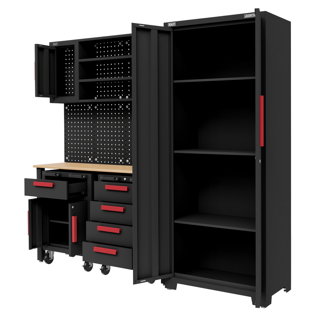 Complete Garage Storage System with 2 Mobile Trolleys APMS12OP