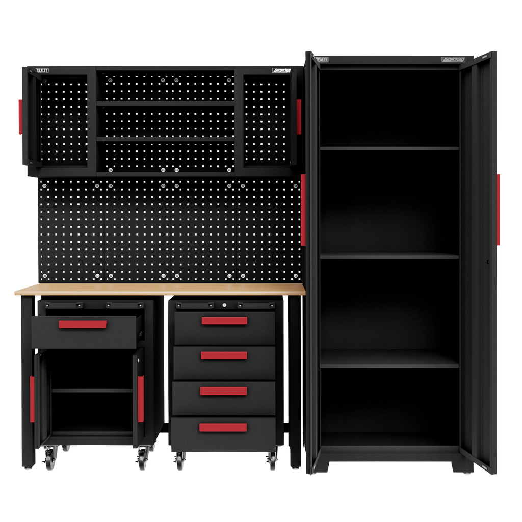 Complete Garage Storage System with 2 Mobile Trolleys APMS12OP