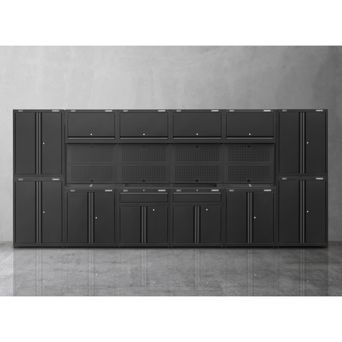 Rapid-Fit Modular Garage Storage System 4.6m APMS16HFP