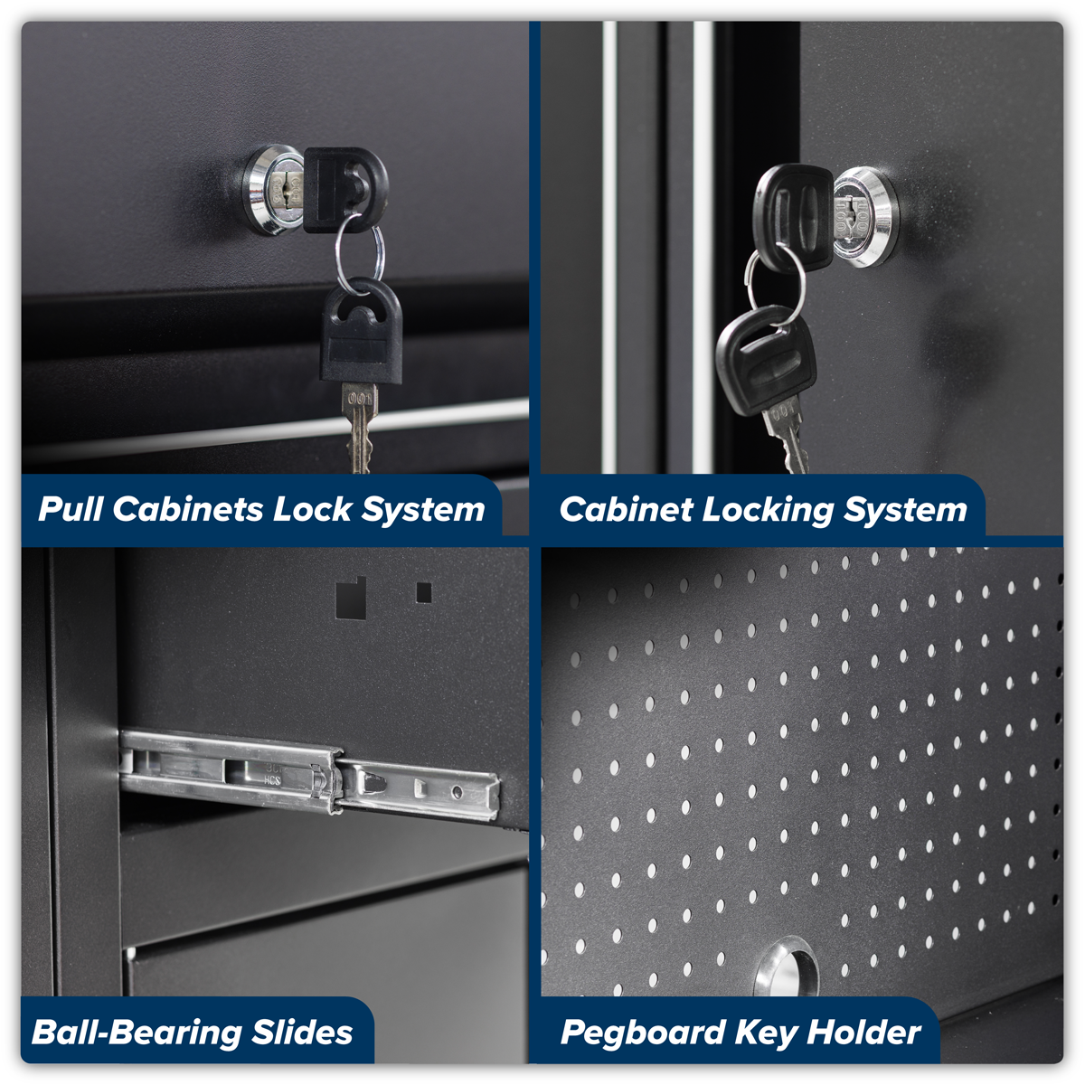 Rapid-Fit Modular Garage Storage System 4.6m APMS16HFP
