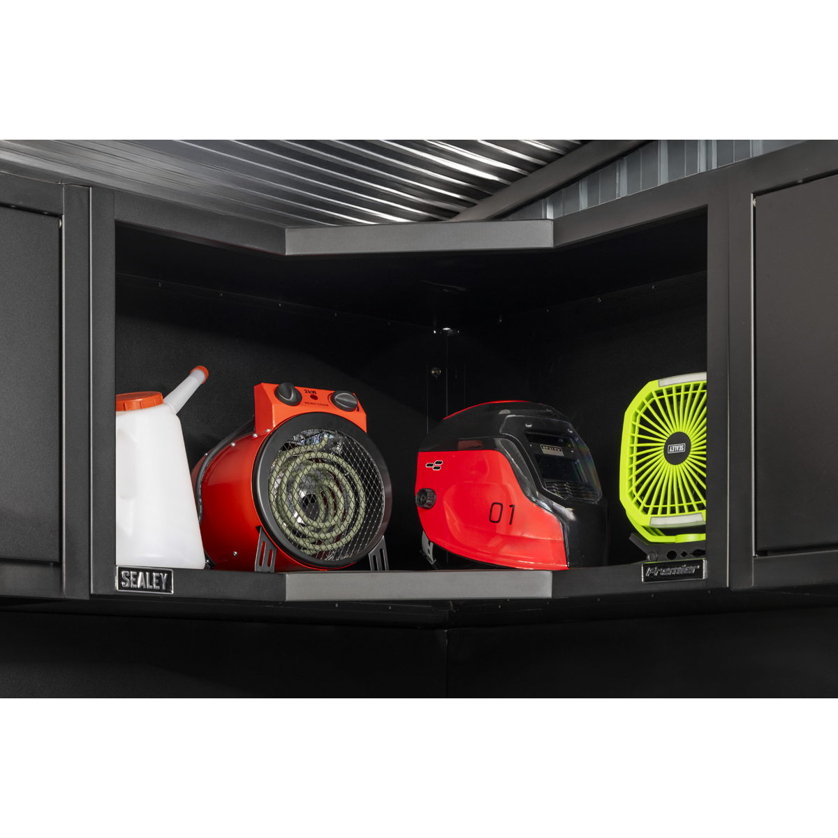 Heavy-Duty Modular Corner Wall Cabinet 930mm APMS16