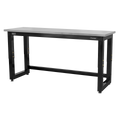 Heavy-Duty Steel Adjustable Workbench with Stainless Steel Worktop 1830mm APMS23