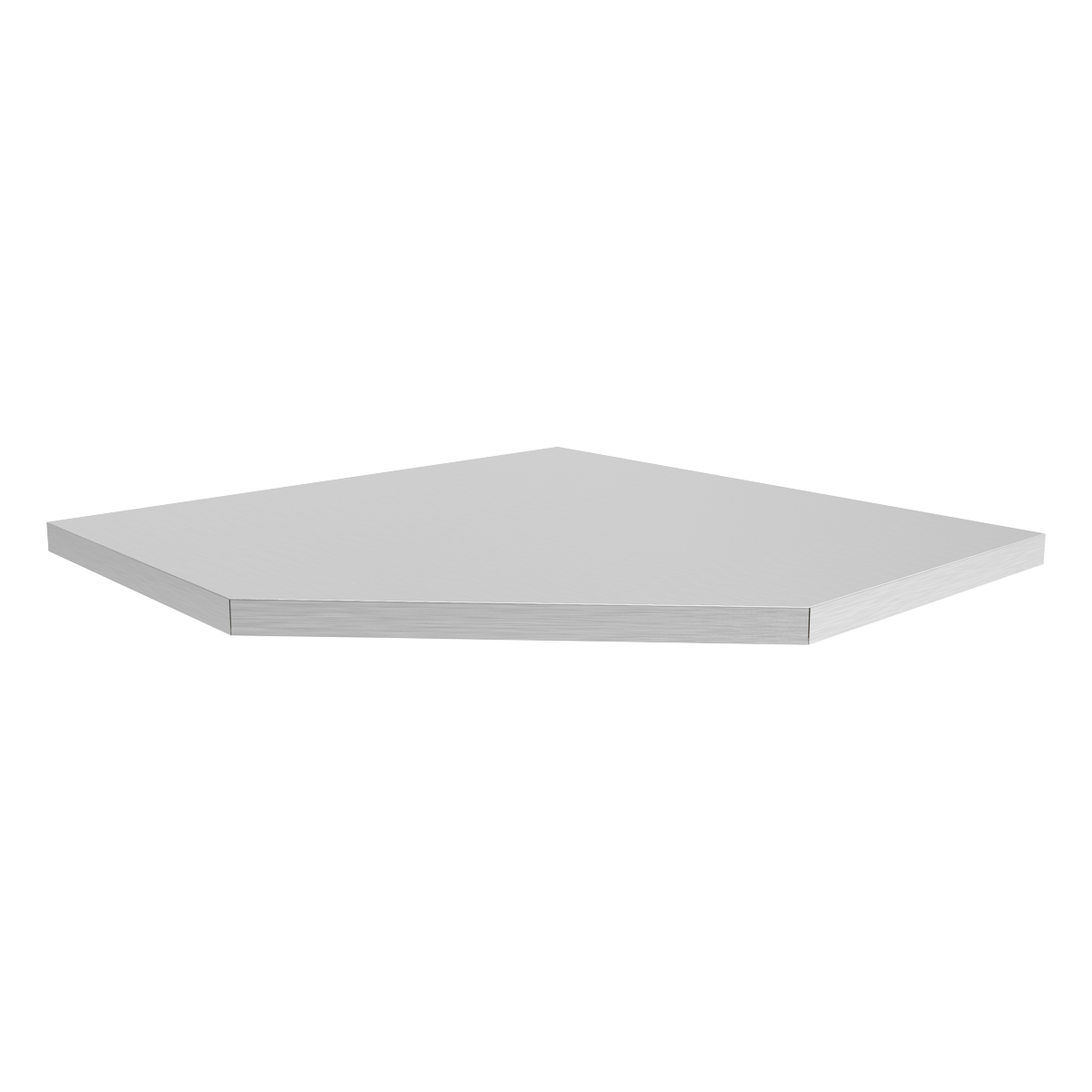 Stainless Steel Worktop for Modular Corner Cabinet 860mm APMS30CSS