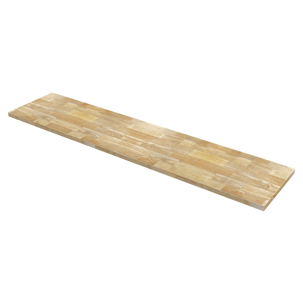 Rubber Wood Worktop 2040mm APMS30WC