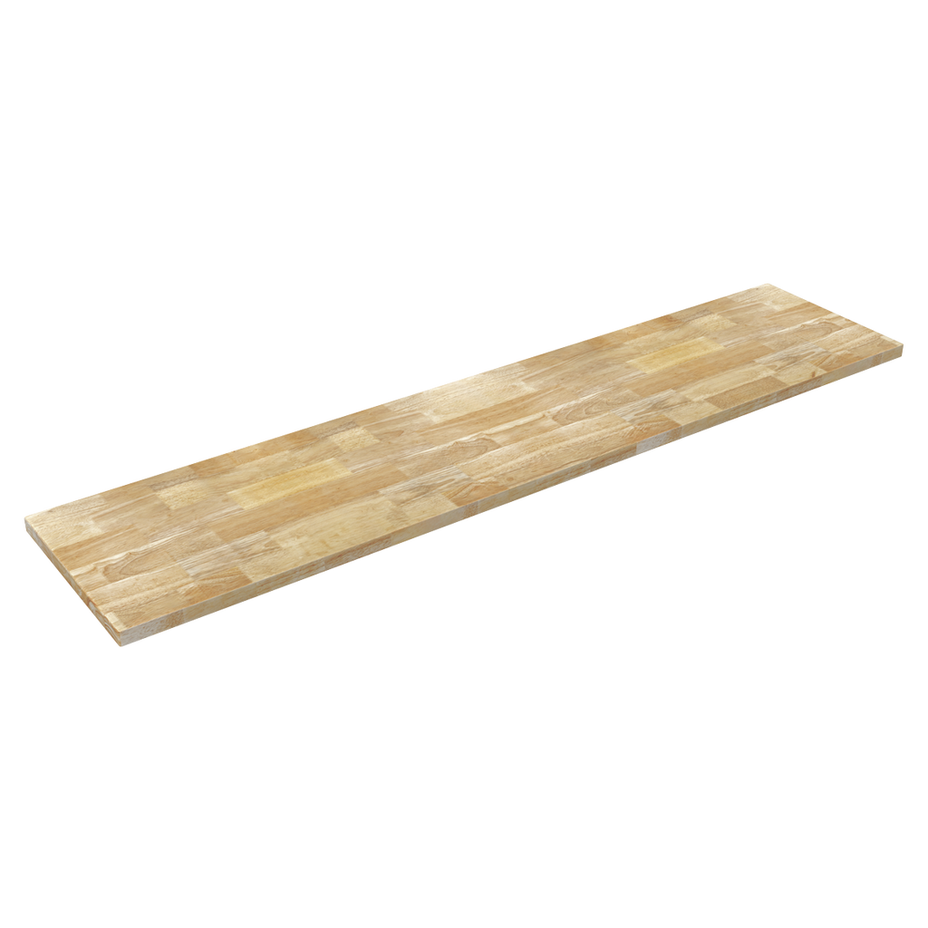 Rubber Wood Worktop 2040mm APMS30WC