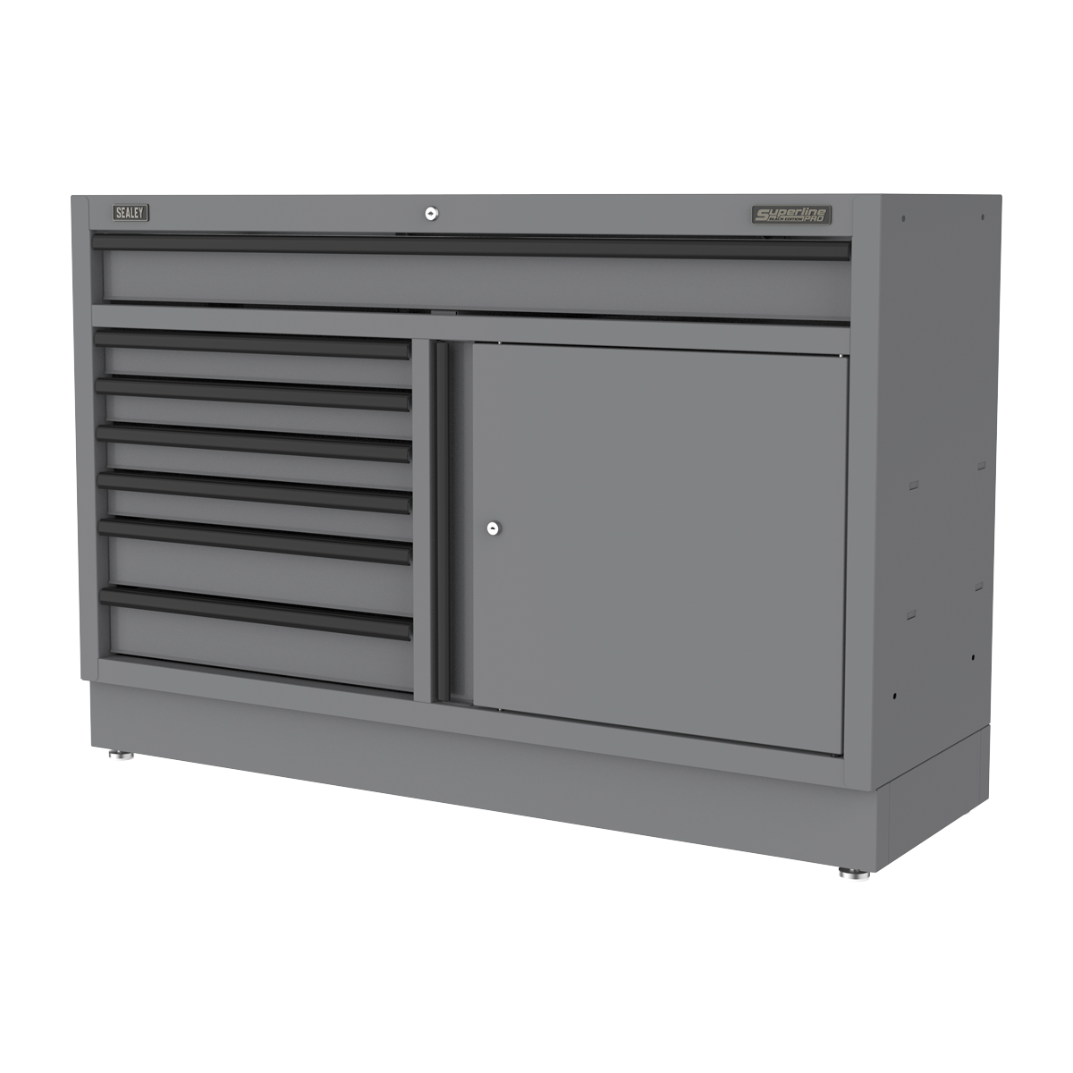 Modular Floor Cabinet 7 Drawer & Cupboard Combination 1360mm APMS41BE