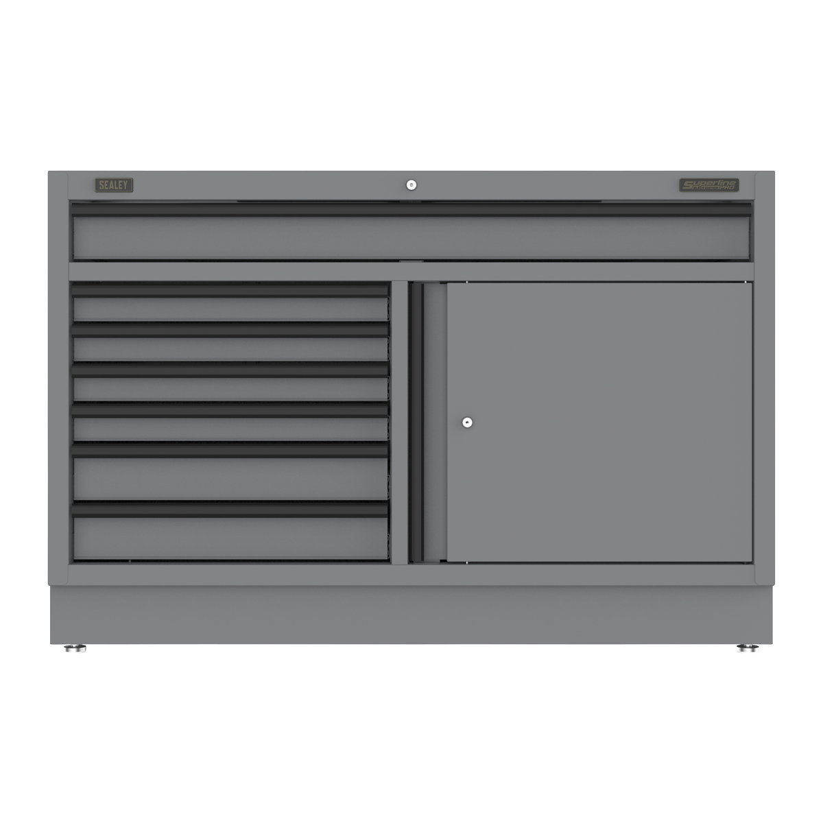 Modular Floor Cabinet 7 Drawer & Cupboard Combination 1360mm APMS41BE