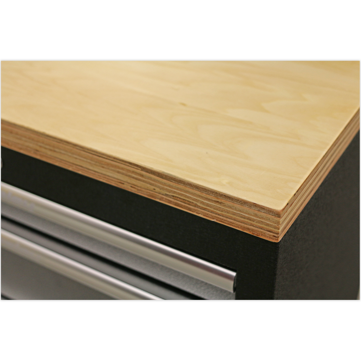 Storage System with Wood Worktop 4.92m APMSSTACK01W