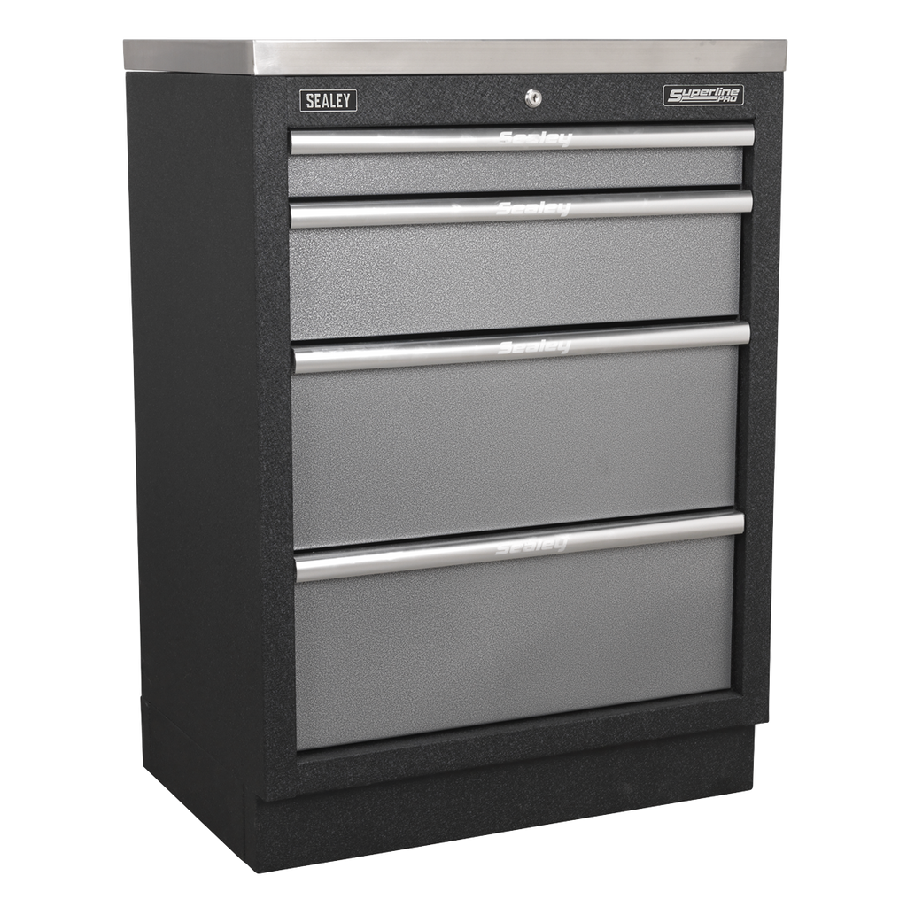 Storage System with Pressed Wood Worktop 4.92m APMSSTACK17W