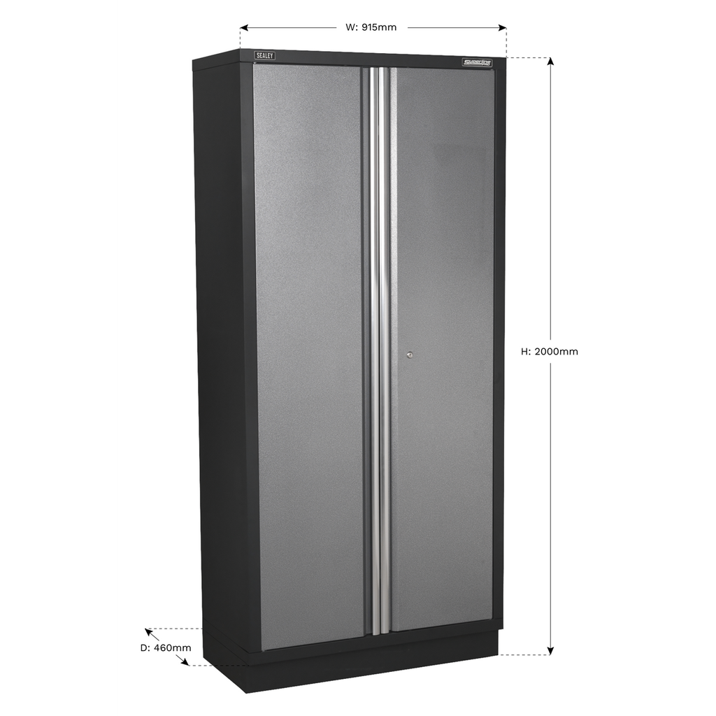 Modular Full Height Floor Cabinet 2 Door 915mm APMS56
