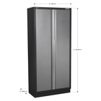 Modular Full Height Floor Cabinet 2 Door 915mm APMS56