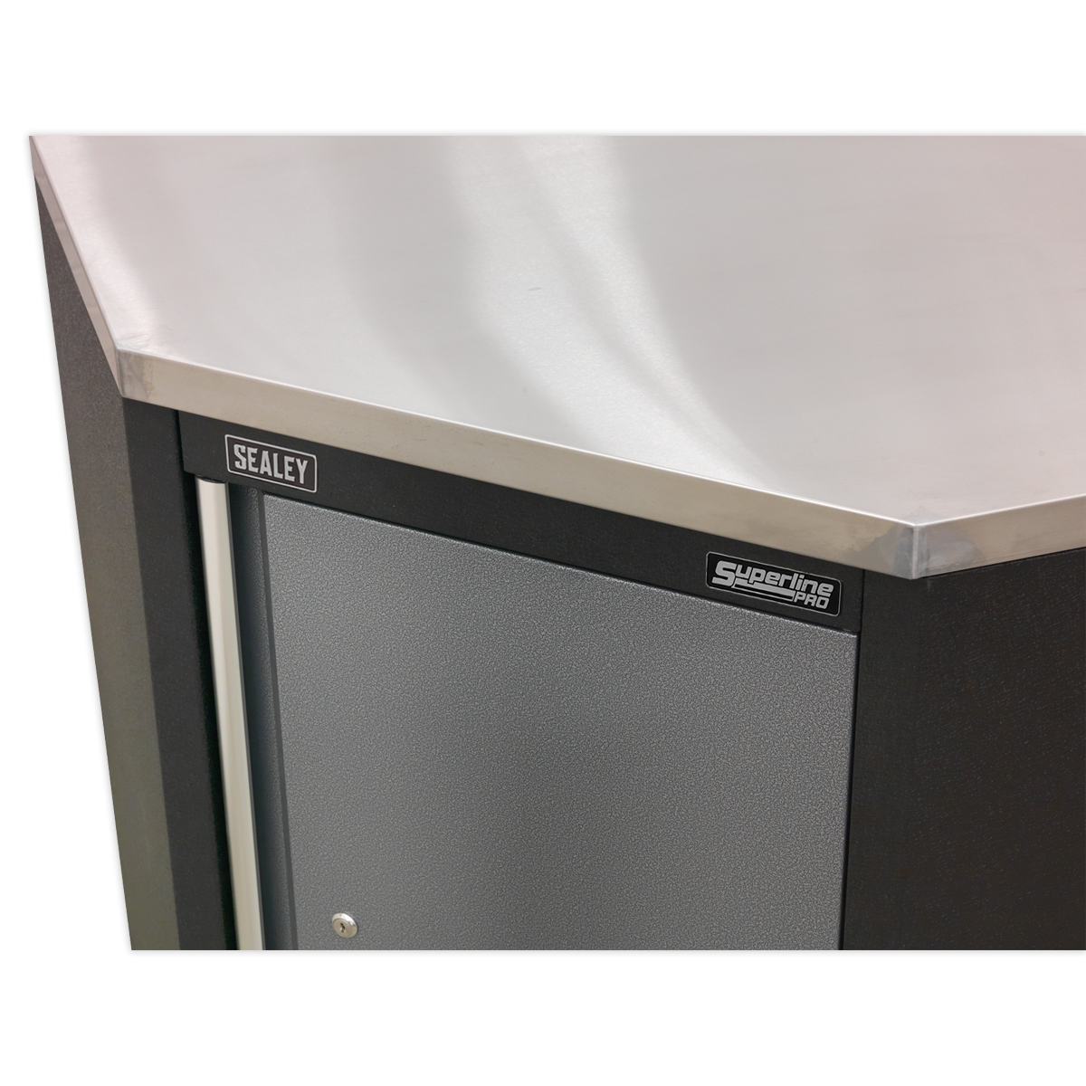 Stainless Steel Worktop for Modular Corner Cabinet 865mm APMS60SS