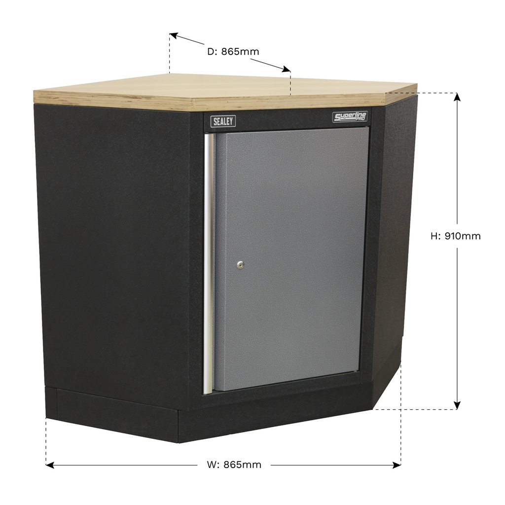 Modular Corner Floor Cabinet 865mm APMS60